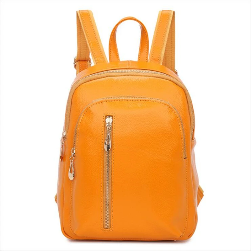 genuine leather backpack for women mini small shoulder bag for girls 2017 new arrival cow leather