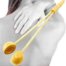 Новинка,, портативные массажные молотки, бамбуковые деревянные инструменты для ухода за здоровьем, шеи, спины, талии, ног, расслабляющий домашний молоток DC88 для спины, массажер