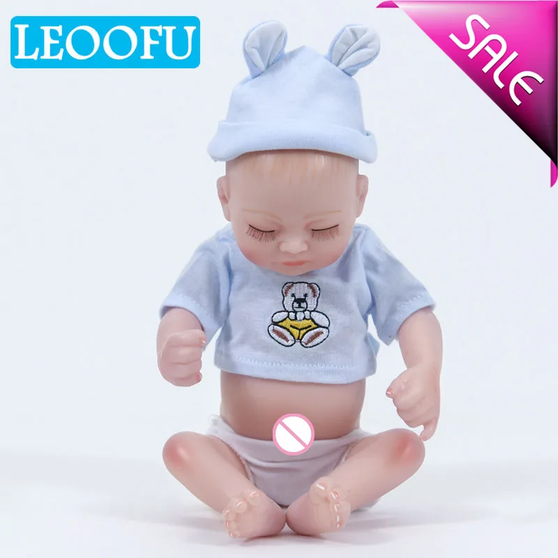 LEOOFU 28 см 11 дюймов игровой дом игрушки bebe куклы reborn всего тела мягкого силикона для