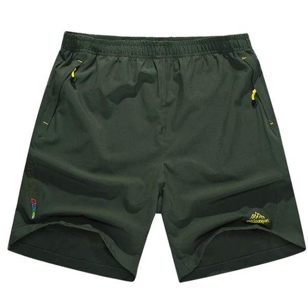 Горные мужские спортивные быстросохнущие шорты, дышащая уличная спортивная одежда для пеших прогулок, походов, бега, кемпинга, мужские короткие брюки, MA221 - Цвет: Army green