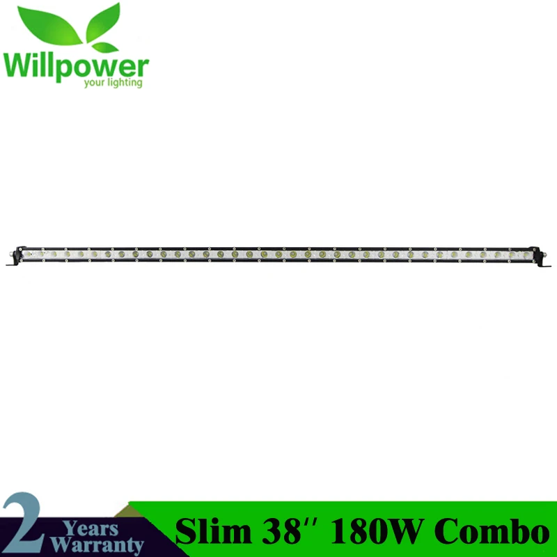 

38inch 180W Slim LED Work Light Bar LED Light Bar Offroad with CREE Chips Lamp Foglight LED Tractor Work Car Lights for Jeep BMW
