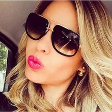 M17 солнцезащитные очки Для мужчин Брендовая дизайнерская обувь Золотая оправа очки Для мужчин квадратной формы Ретро мужской Для женщин очки Gafas De Sol