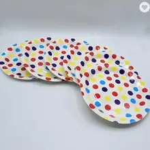 Одноразовая бумажная тарелка с днем рождения