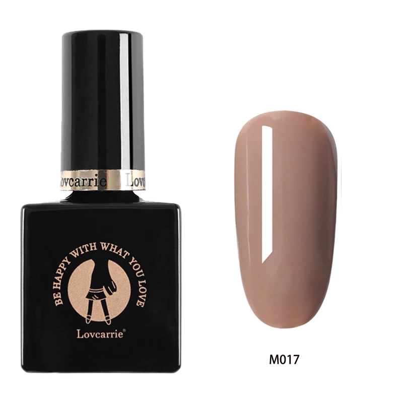 Lovcarrie Nude розовый УФ-гель для ногтей Neon Vernis Полупостоянный Гель-лак для маникюра Лак для ногтей геллак для ногтей - Цвет: M017