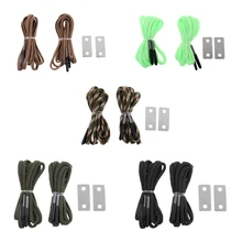 2 Pieces Wilderness Outdoor Camping Hiking Climbing Survival Equipment Shoelace Kit 550 Paracord Laces 2 Pieces Wilderness Outdoor Camping Hiking Climbing Survival Equipment Shoelace Kit 550 Paracord Laces