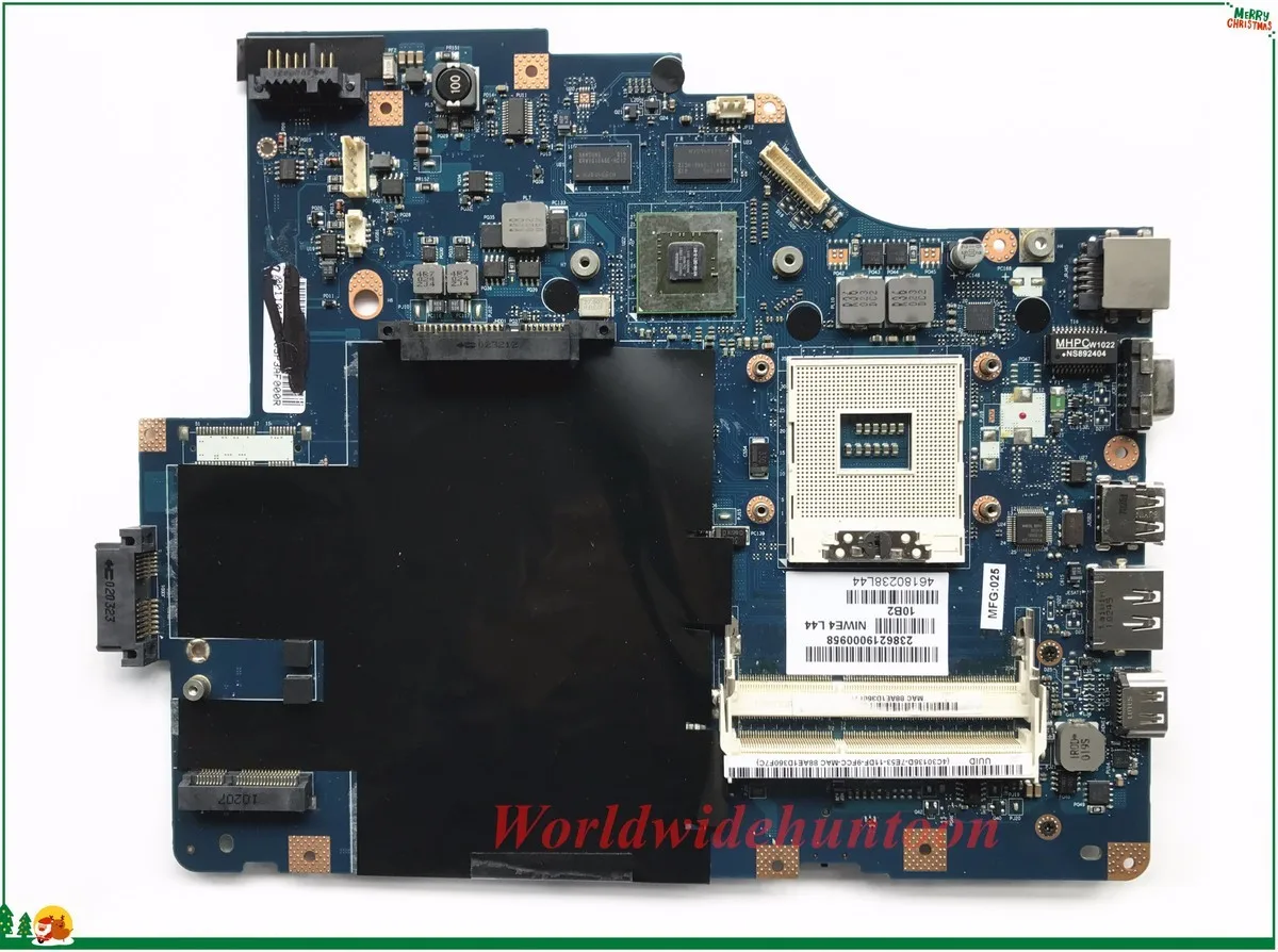 High Quality MB For Lenovo G560 Laptop Motherboard NIWE2 LA-5752P HM55 PGA988 N11M-GE1-S-B1 100% Tested&ampTesting Video Support |