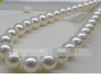 

Free shipping >>@ 11-12MM PERFECT ROUND SOUTH SEA GENUINE WHITE PEARL NECKLACE