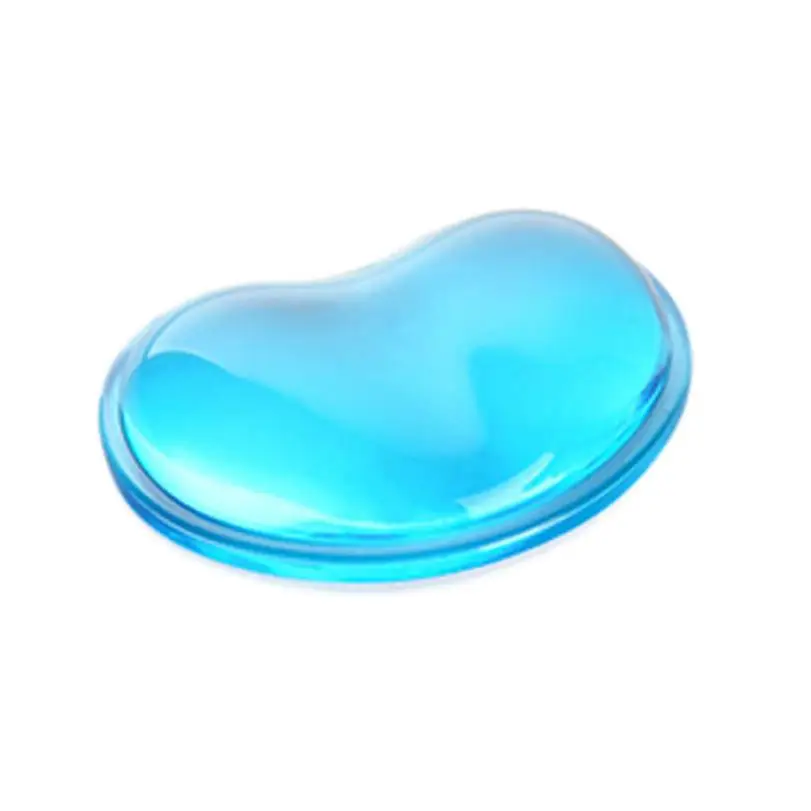 Del Heart силиконовый коврик для мыши прозрачный браслет коврик для настольного компьютера Mar03 - Цвет: Blue