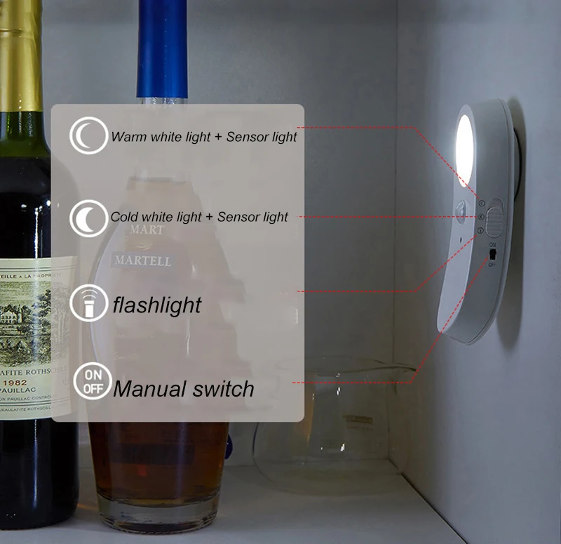 Умный PIR датчик движения Ночной свет USB зарядка Магнитный ИК инфракрасный детектор настенный светильник luminary для детской комнаты шкаф
