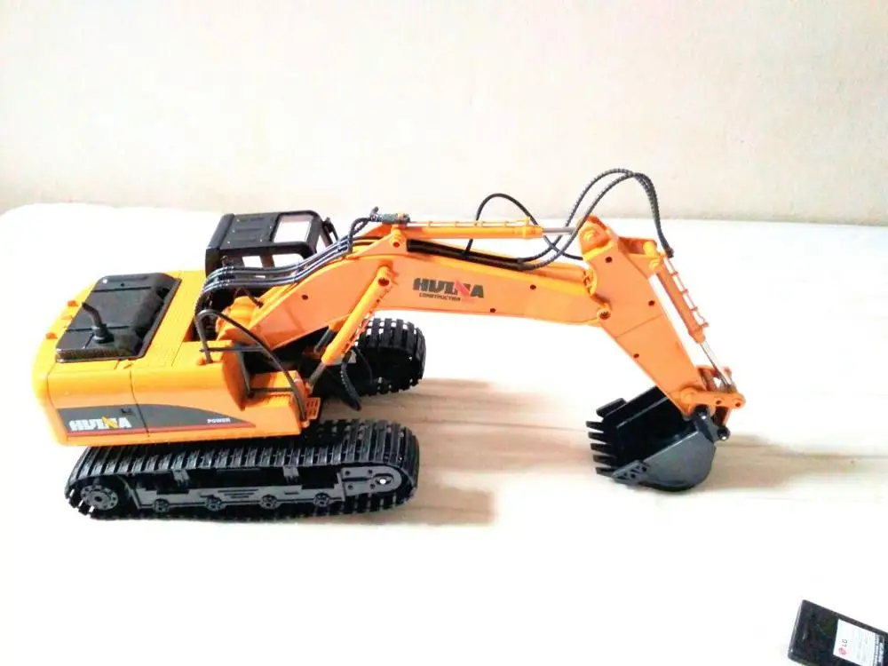 HuiNa Toys 350 15 каналов 2,4g 1/12 Rc пластиковый экскаватор 1:12 Rc автомобиль с зарядным аккумулятором детская игрушка Рождественский подарок