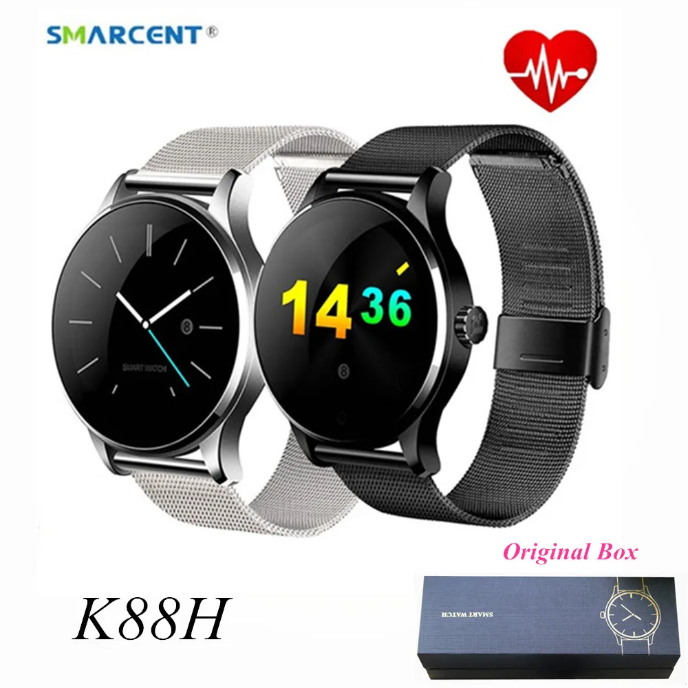 

K88H Smart Watch Bluetooth Call Smartwatch Heart Rate Monitor Pedometer Smartwatch Phone For Android IOS PK KW88 K2 KW99 Watch