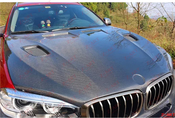 Крышка двигателя из углеродного волокна для BMW F15 X5 F16 X6 крышка 201 2018