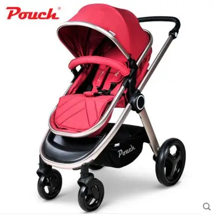 Adorbaby сумка P70 детская дорожная система красивый пейзаж для детей коляска с складная сумка для покупок детская коляска для сна - Цвет: Red-gold frame