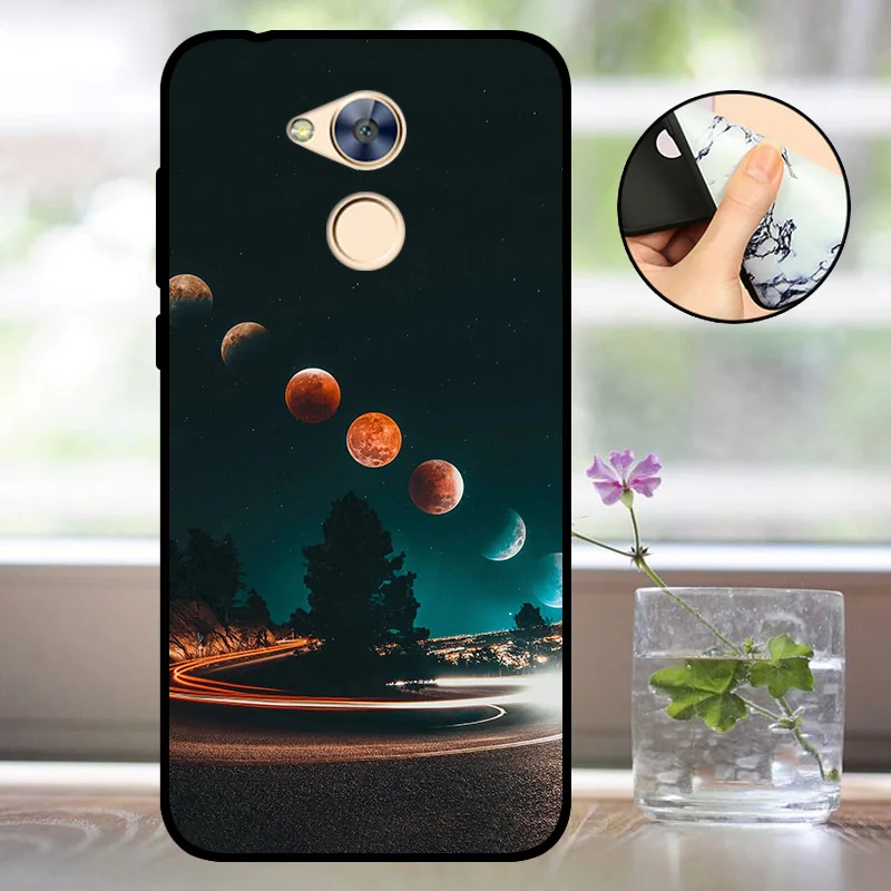 Защитный чехол FANATU для Huawei Honor 6A силиконовый накладка на заднюю крышку телефона 6a