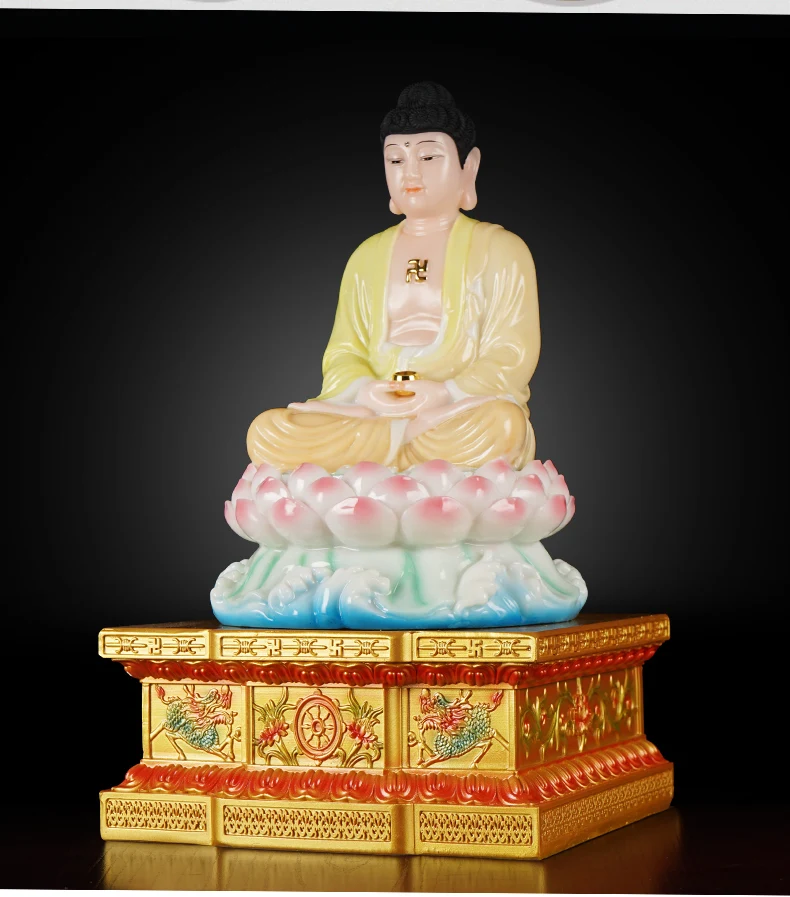 39cm Large highgrade Home Hall Top Efficacious Talisman Mascot Sakyamuni Buddha Good China