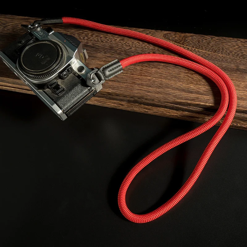Mountaineering Nylon Rope Camera Shoulder Neck Strap Belt for Mirrorless Digital Camera Leica Canon Nikon Olympus Pentax Sony