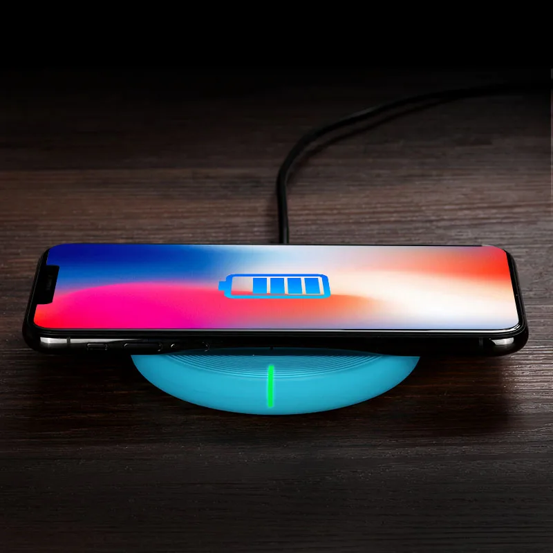 Qi Wireless Charger for Samsung Galaxy Note 8 9 Dock Cradle Charger for iPhone X/XS Max XR 8 8 Plus Wireless Charging pad