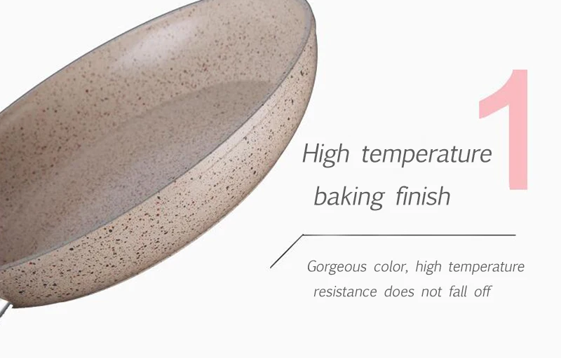 YiHAO 20 см имитация измельченных сковородок сковорода нет палки сковорода без дыма жареная сковорода свинины общего использования для газовой и индукционной плиты