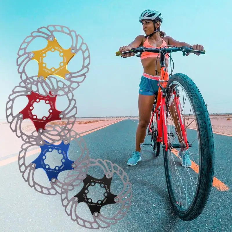 160 ملليمتر/6in MTB الدراجة الجبلية الهيدروليكية قرص الفرامل العائمة الدوار دراجة أجزاء التلقائي تصحيح اكسسوارات الدراجات