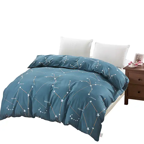 Stylish Dark Blue Constellation Pattern 100 Cotton Duvet Covers