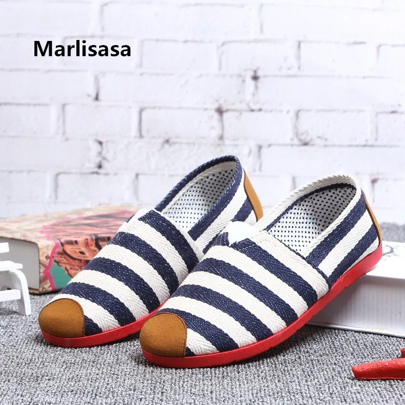 Marlisasa Zapatos De Mujer милая Женская обувь в полоску женская повседневная белого цвета