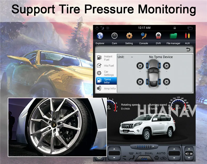 Sale Tesla style Android Car GPS Navigation Car NO DVD Player For Toyota Land Cruiser 200 2016 2017 2018 car stereo unit multimedia 17