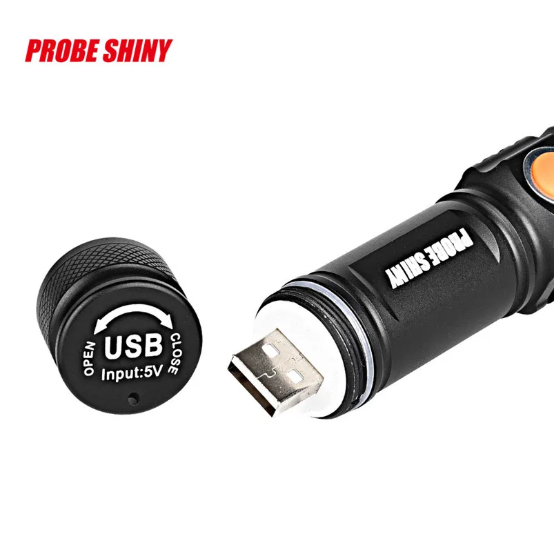 Adjustable LED bicycle lights Zoom 3000LM MINI USB Rechargeable Flashlight Torch Portable LED light Bicycle Accessories #4S28 (1)