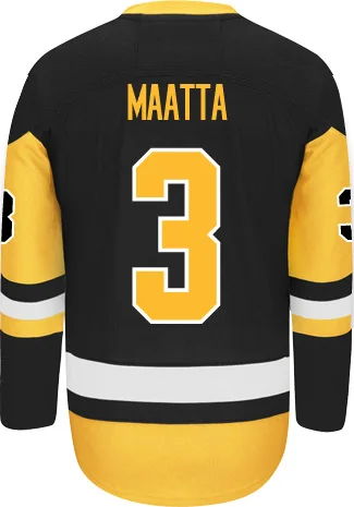 2016 New Mens Pittsburgh Penguins #3 Olli Maatta Jersey Color