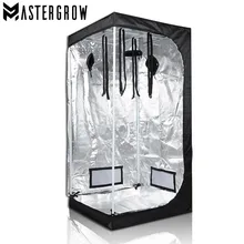 MasterGrow 50X50X100cm Внутренняя защита от атмосферных воздействий гидропоника, шатер для выращивания, Гроу-рум для коробка для выращивания растений, светоотражающий майлар нетоксичный садовый Теплицы