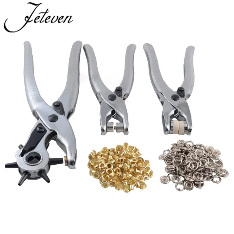 Buy 3pcs Belt Leather Hole Punch Repair Tool Kit