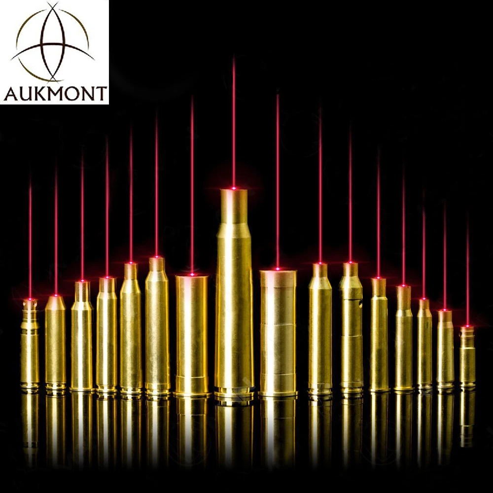 CAL Cartridge Bore Sighter Red Dot LaserBrass Boresight For Gun Rifle