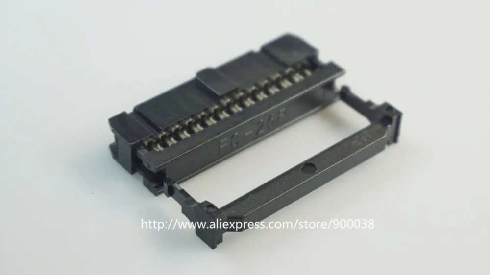 Connecteur Idc Rectangulaire Femelle Connecteur De Bande 0 100 2 54mm 26 Broches A Double Rangee Prise Femelle Cable De Ruban Pieces Aliexpress