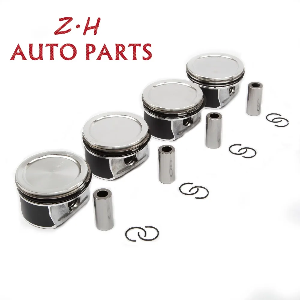 NEW STD Engine Piston Ring Kit 036 107 065 ER For VW Golf Polo Golf Plus Skoda Octavia Seat Leon Ibiza 1.4L Pin 17mm 036198151M