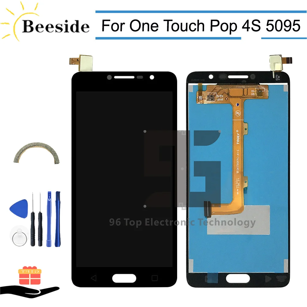 AA + качество lcd for Alcatel One Touch Pop 4S 5095 5095L 5095Y 5095I 5095B ЖК-дисплей Дисплей Сенсорный экран