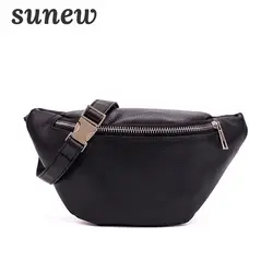 Фанни поясная сумка Heuptas поясная сумка из мягкой кожи Waistbag Heuptasje Bolsa Cintura Поясные сумки кожаная поясная Сумка черный K028