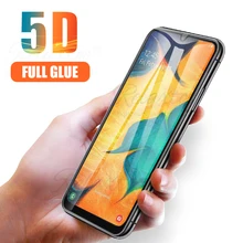 5D изогнутое закаленное стекло для samsung Galaxy A10 A20 A30 A50 защита экрана A 10 20 30 50 a505f защитное стекло