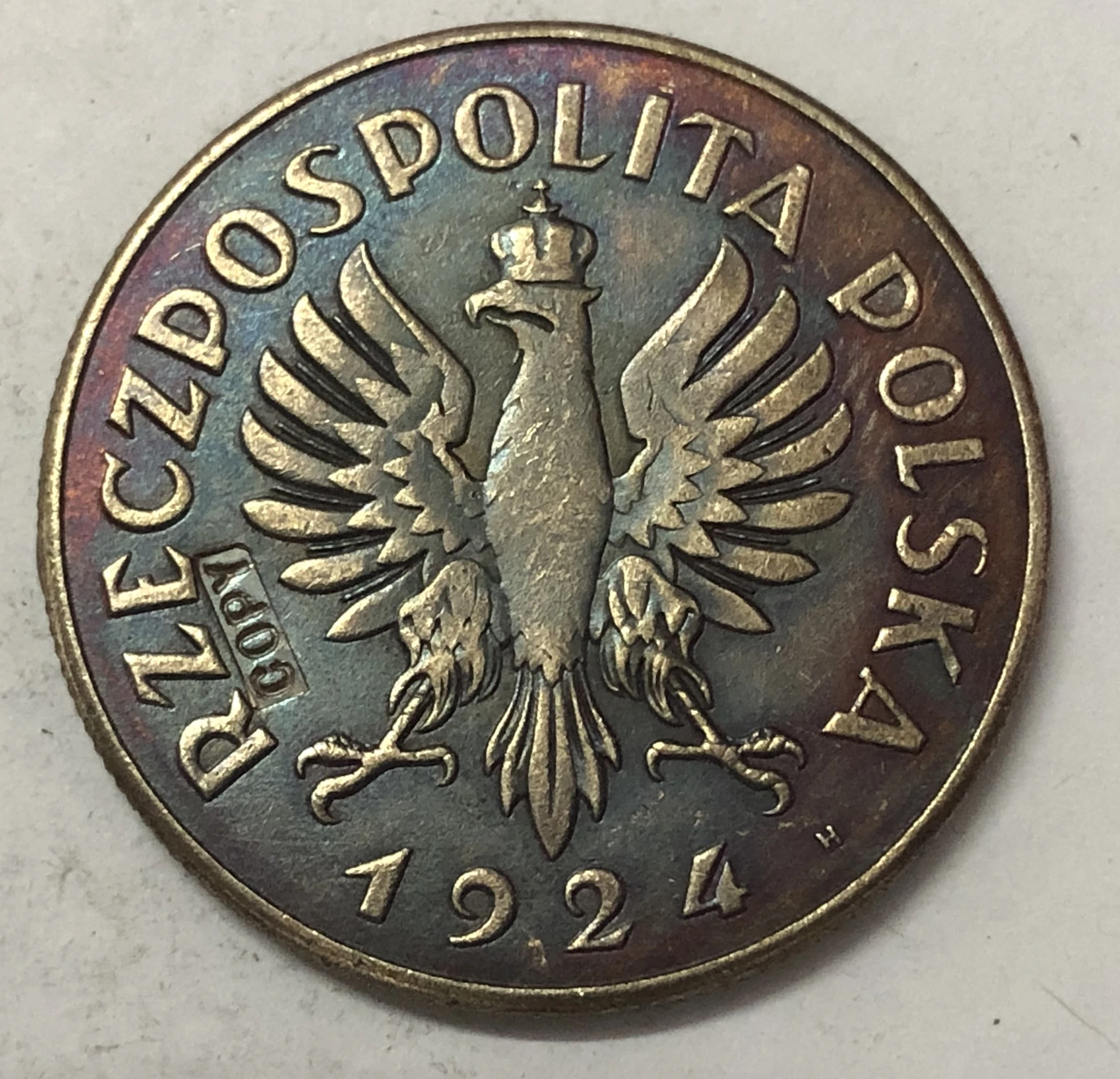

1924 Poland 2 Zlote Woman and Ears