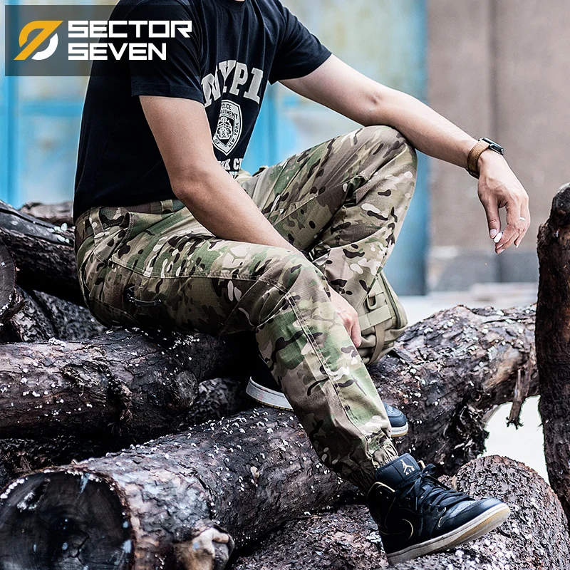 Брюки карго мужские камуфляжные до щиколотки водонепроницаемые|tactical pants|cargo pants