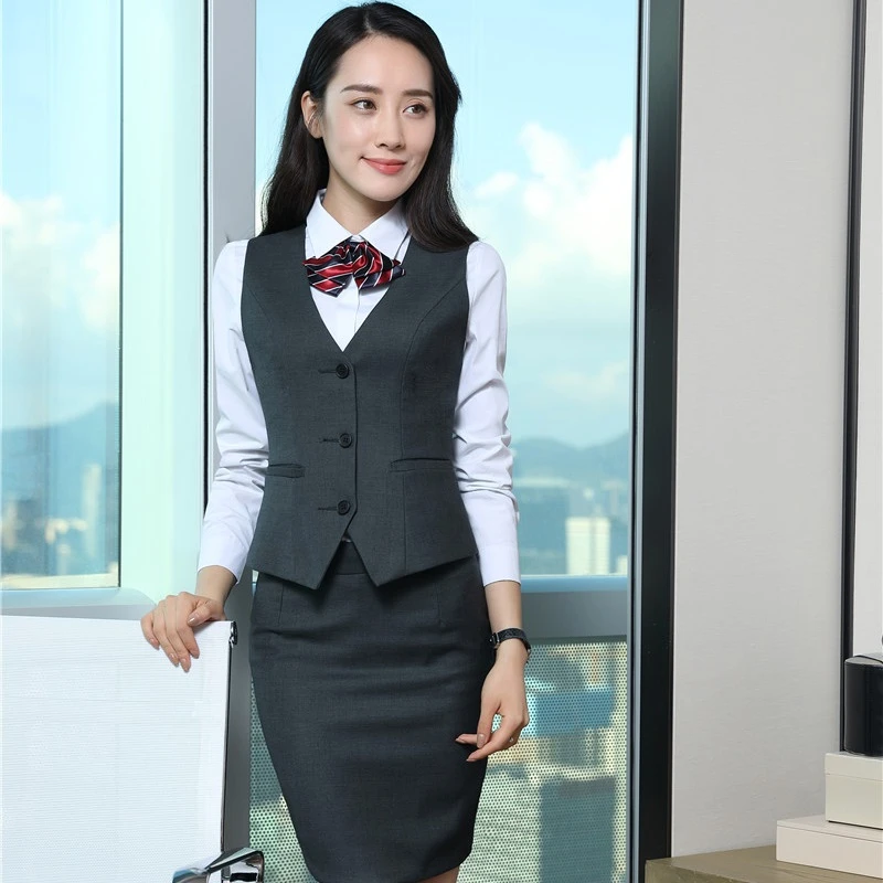 formal skirt and blouse