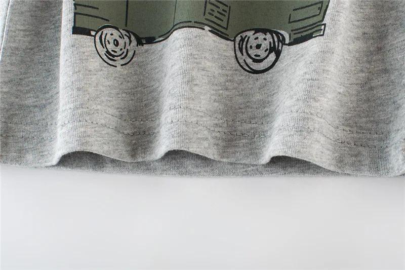 2018 г., Осенняя детская одежда с изображением машин для мальчиков, хлопковые детские футболки с длинными рукавами и круглым вырезом топы для