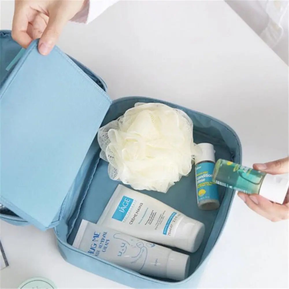 Портативные туалетные принадлежности и косметика сумка водонепроницаемый для макияжа моющийся Органайзер сумка для хранения сумка для дорожного набора ручной бренд большой емкости