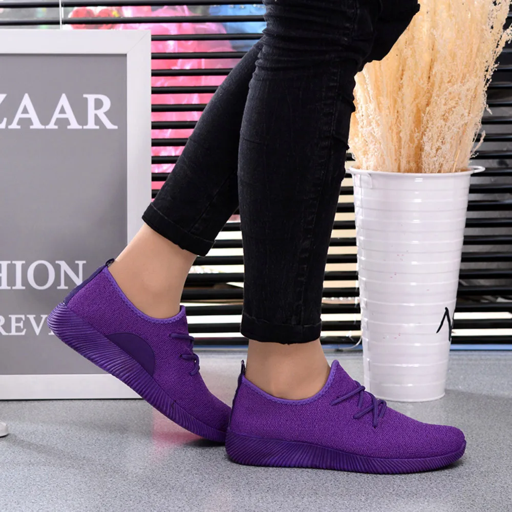 Женская дышащая обувь с закрытым носком; тканая Студенческая обувь ярких цветов; спортивная обувь для отдыха и путешествий;# g6