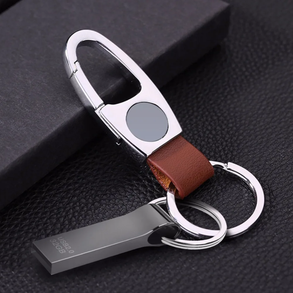 LEIZHAN USB Flash Drive with Key Chain 64gb Pen Drive Flash Drive 32GB