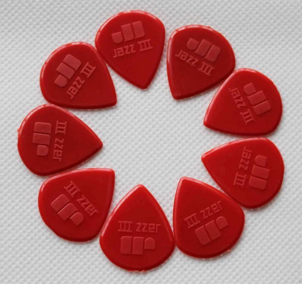 

wholesale 100 pcs, Jazz III guitar picks, nylon jazz guitar picks