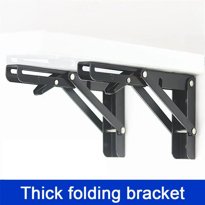 

2PC Triangular Folding Frame Bracket Wall Hanging Partition Board Storage Shelf Holder DIY Household Fixing Frame 6/8/10/12 Inch