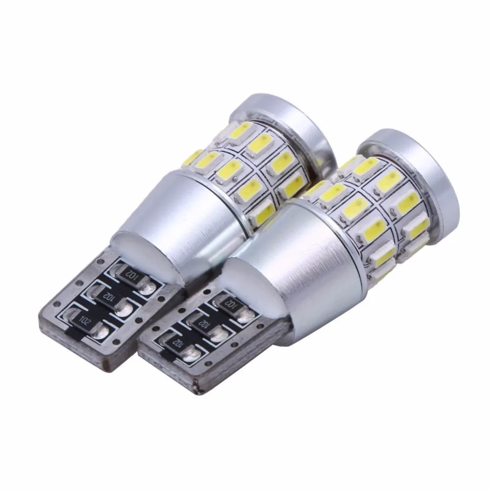 

4Pcs 168 W5W T10 3014 30SMD CANBUS Shows The Wide Lamp Reading Lamp Front Rear Side Marker Lights (Size: 3.2 * 1.1 cm)