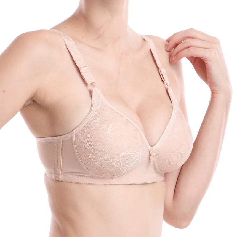 Large size no steel ring bra thin section breathable gather three-breasted youth middle-aged underwear bra new Large size no steel ring bra thin section breathable gather three-breasted youth middle-aged underwear bra new