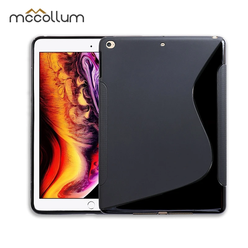 SLINE черный чехол для Apple iPad 9 7 2017 Mini 1 2 3 силиконовый Air Air2 Mini1 Mini2 Mini3 мягкий Планшет 6