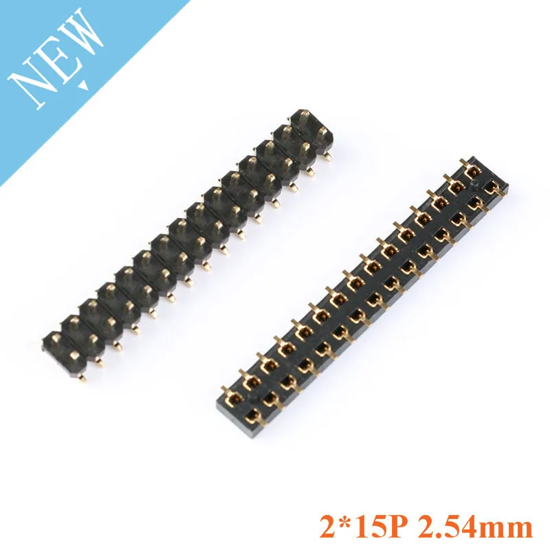 

M5Stack Official Stock Offer ! 1 Pair 2x15 Pin Headers Socket 2.54mm Male & Female Connector for M5Stack Core Development Kit