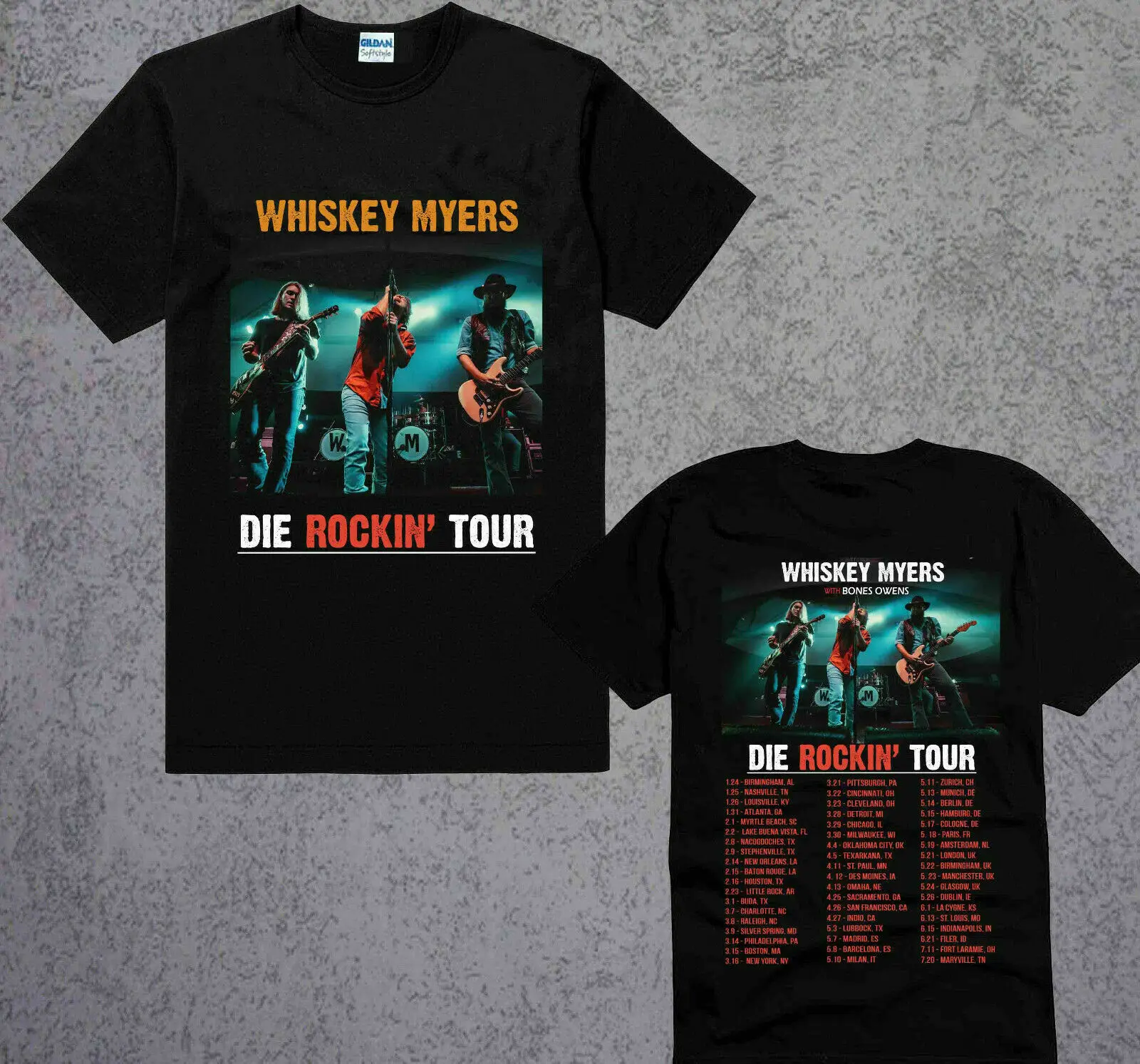 whiskey myers t shirt